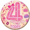 5.5cm AGE 4 FEMALE BADGE 6S