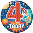 5.5cm AGE 4 MALE BADGE 6S