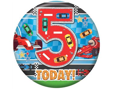 5.5cm AGE 5 MALE BADGE 6S