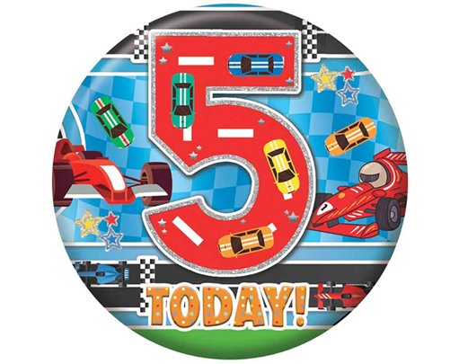 5.5cm AGE 5 MALE BADGE 6S