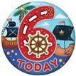 5.5cm AGE 6 MALE BADGE 6S