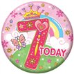 5.5cm AGE 7 FEMALE BADGE 6S