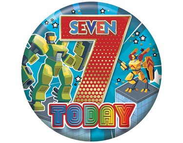 5.5cm AGE 7 MALE BADGE 6S