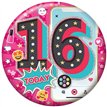 5.5cm AGE 16 FEMALE BADGE 6S