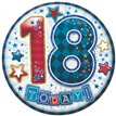 5.5cm AGE 18 MALE BADGE 6S