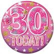 5.5cm AGE 30 FEMALE BADGE 6S