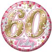 5.5cm AGE 60 FEMALE BADGE 6S