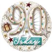 5.5cm AGE 90 OPEN BADGE 6S