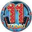 5.5cm AGE 11 MALE BADGE 6S