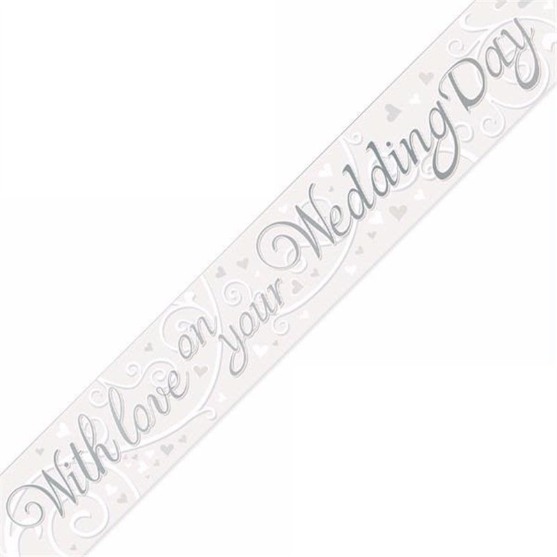 9FT WEDDING DAY BANNER
