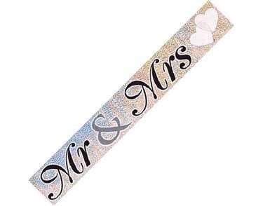 12FT MR & MRS PRISMATIC BANNER