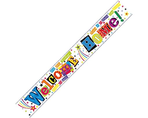 WELCOME HOME 9FT BANNER