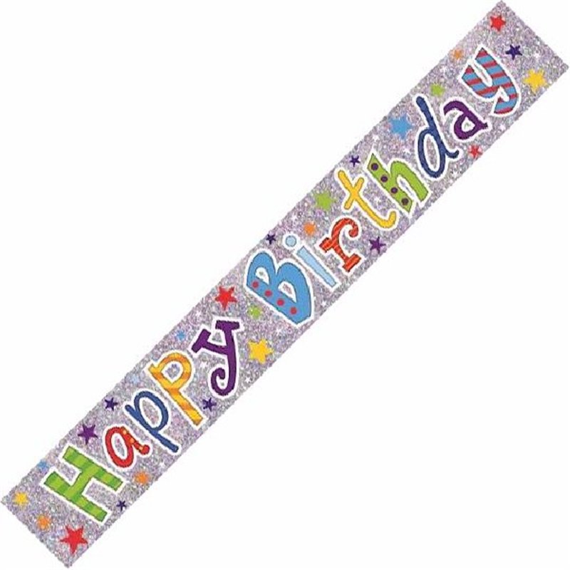9FT HAPPY BIRTHDAY BANNER