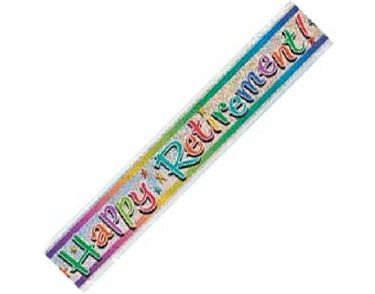 12FT RETIREMENT PRISMATIC BANNER