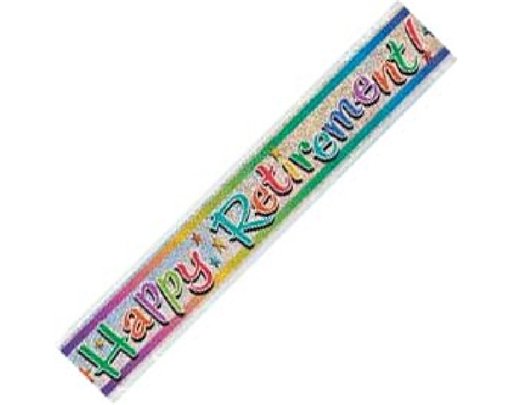 12FT RETIREMENT PRISMATIC BANNER