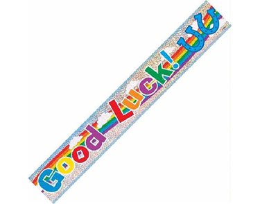 12FT GOOD LUCK PRISMATIC BANNER