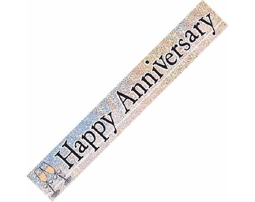 12FT ANNIVERSARY PRISMATIC BANNER
