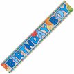 12FT B/DAY BOY PRISMATIC BANNER