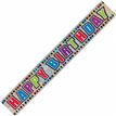 12FT B/DAY COLOURS PRISMATIC BANNER