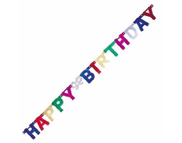 DELUXE BIRTHDAY JOINTED BANNER