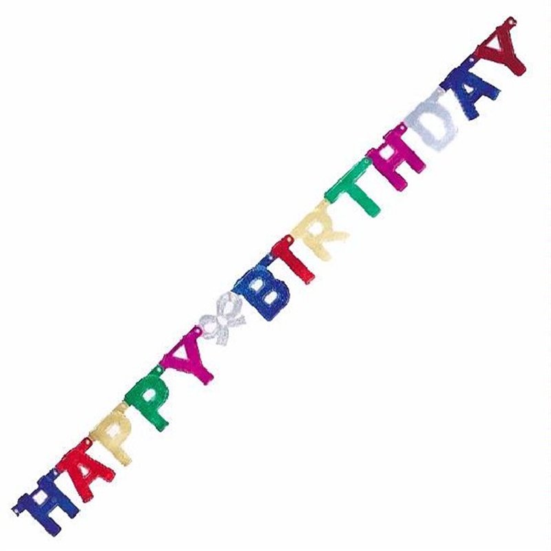 DELUXE BIRTHDAY JOINTED BANNER