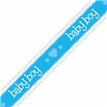 9FT ITS A BOY PASTEL HEART BANNER
