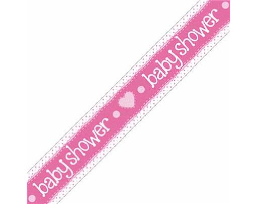 9FT BABY SHOWER PINK BANNER