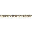 B/DAY GOLD SPARKLES LETTER BANNER