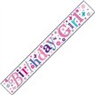 9FT BIRTHDAY GIRL BANNER