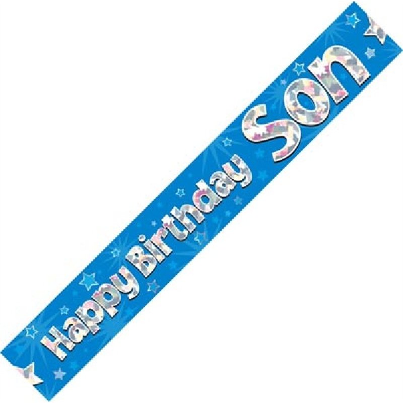 9FT HAPPY B/DAY SON BANNER