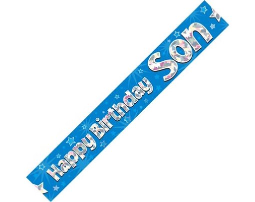 9FT HAPPY B/DAY SON BANNER