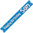 9FT HAPPY B/DAY SON BANNER
