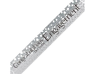 9FT ENGAGEMENT CONGRATS BANNER