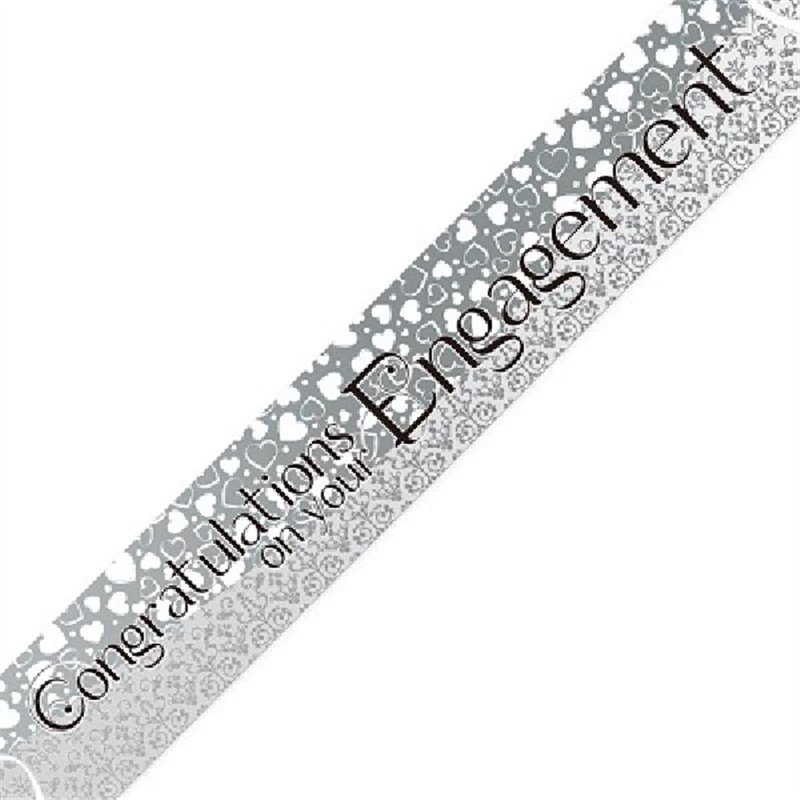9FT ENGAGEMENT CONGRATS BANNER