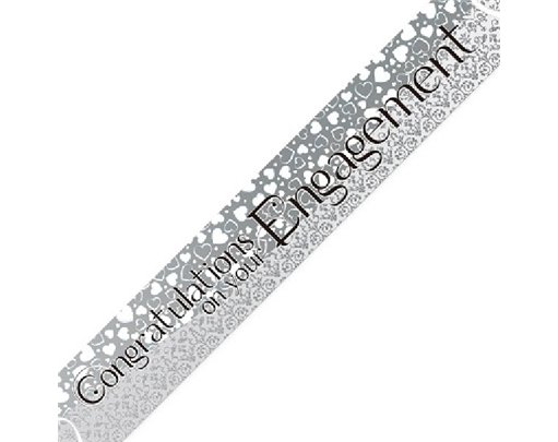 9FT ENGAGEMENT CONGRATS BANNER