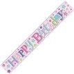 9FT HAPPY BIRTHDAY WALL BANNER