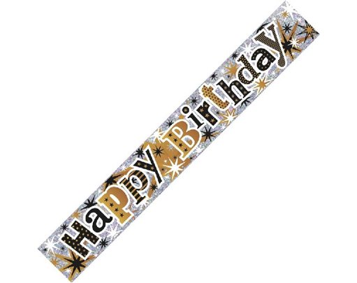 9FT HAPPY BIRTHDAY WALL BANNER