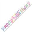 HAPPY BIRTHDAY UNICORN BANNER WALL BANNERS