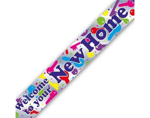 9FT WELCOME TO YOUR NEW HOME BANNER