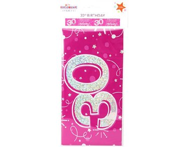 9FT FEMALE 30TH BIRTHDAY BANNER