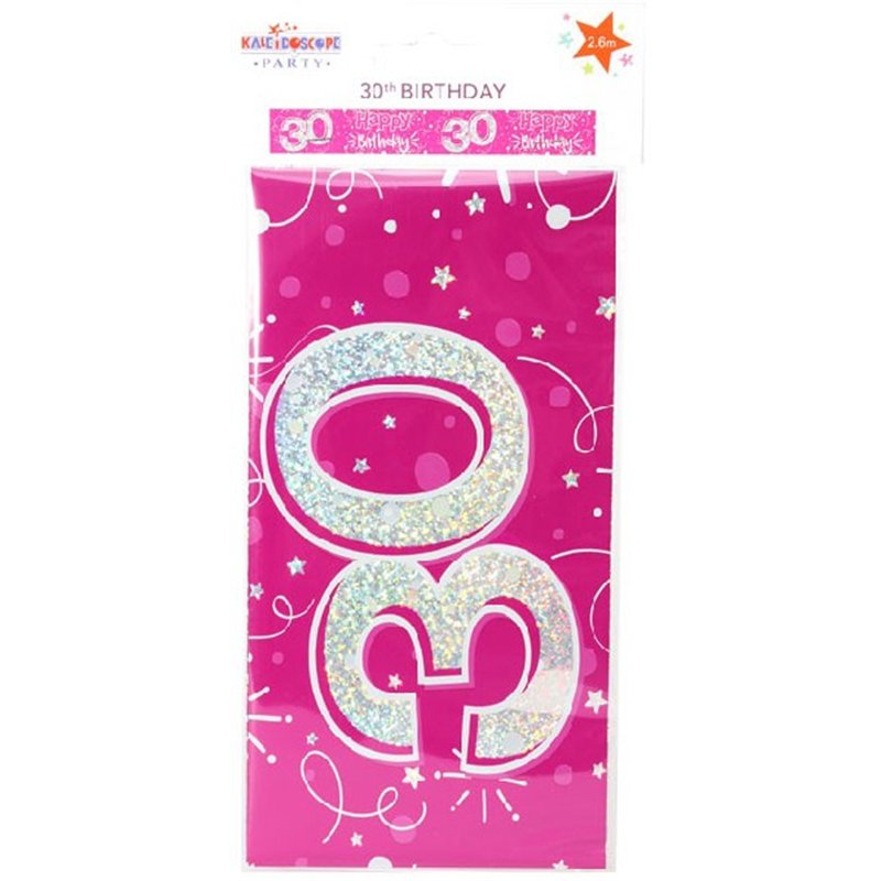 9FT FEMALE 30TH BIRTHDAY BANNER