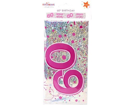 9FT FEMALE 60TH BIRTHDAY BANNER