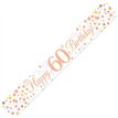 9FTWHITE & ROSE GOLD 60TH BANNER