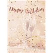 HAPPY BIRTHDAY ROSE GOLD LETTER BANNER