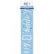 9ft GLITZ BLUE 13 BANNER
