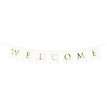 95cm WELCOME WHITE BANNER