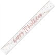 9ft GLITZ ROSE GOLD 21 BANNER