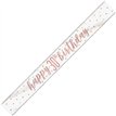 9ft GLITZ ROSE GOLD 30 BANNER