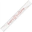 9ft GLITZ ROSE GOLD 60 BANNER
