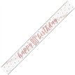 9ft GLITZ ROSE GOLD 80 BANNER
